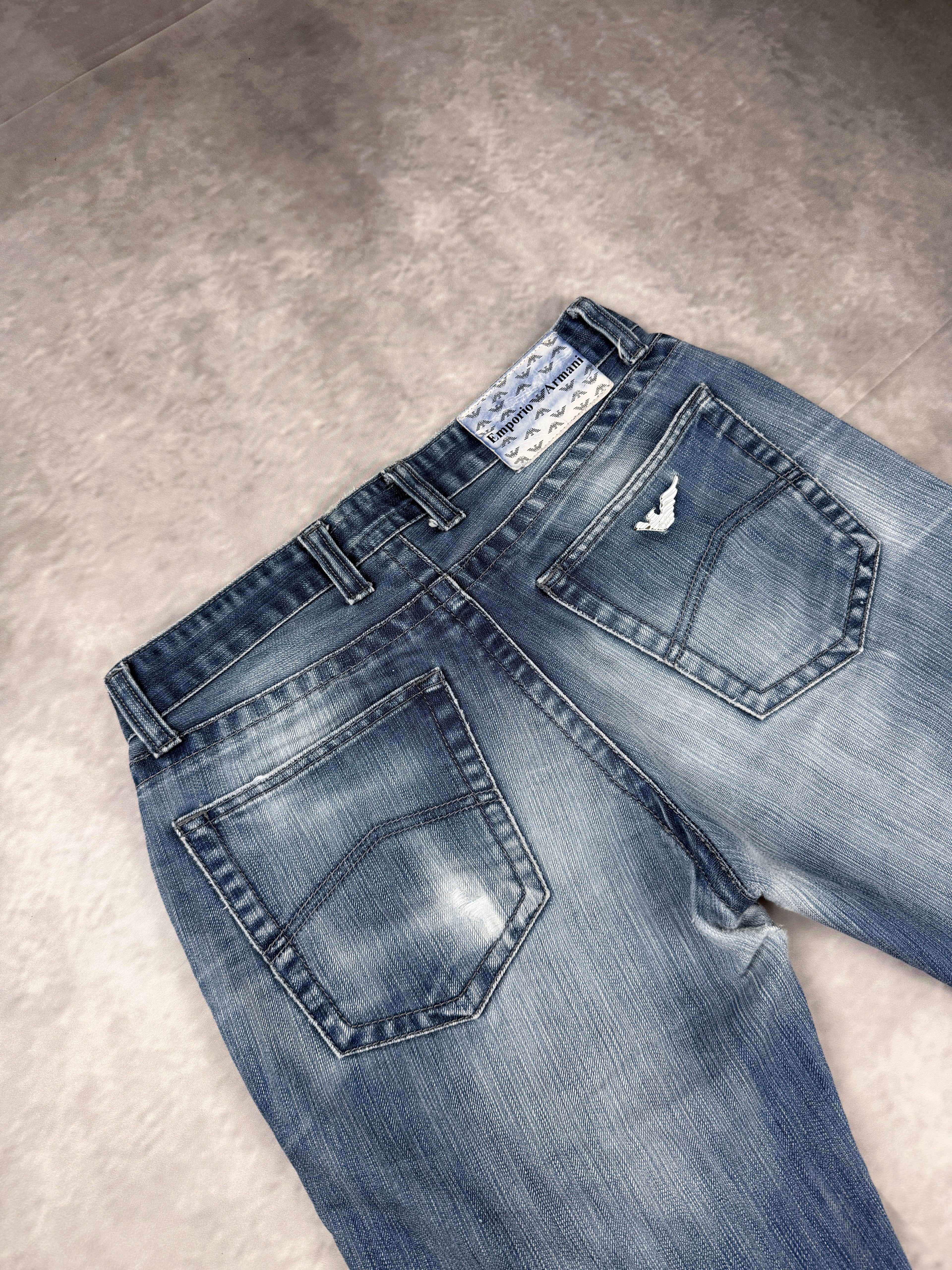 Armani washed Straight Fit Jeans W31 / L34 (M)