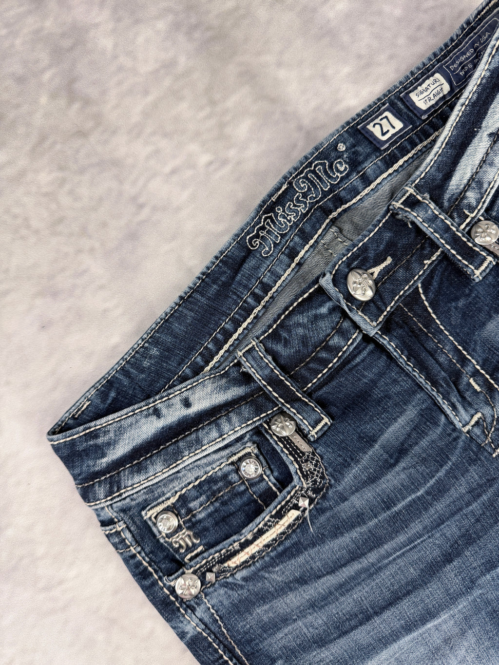 Miss Me Slim Fit Jeans W28 / L34 (S)