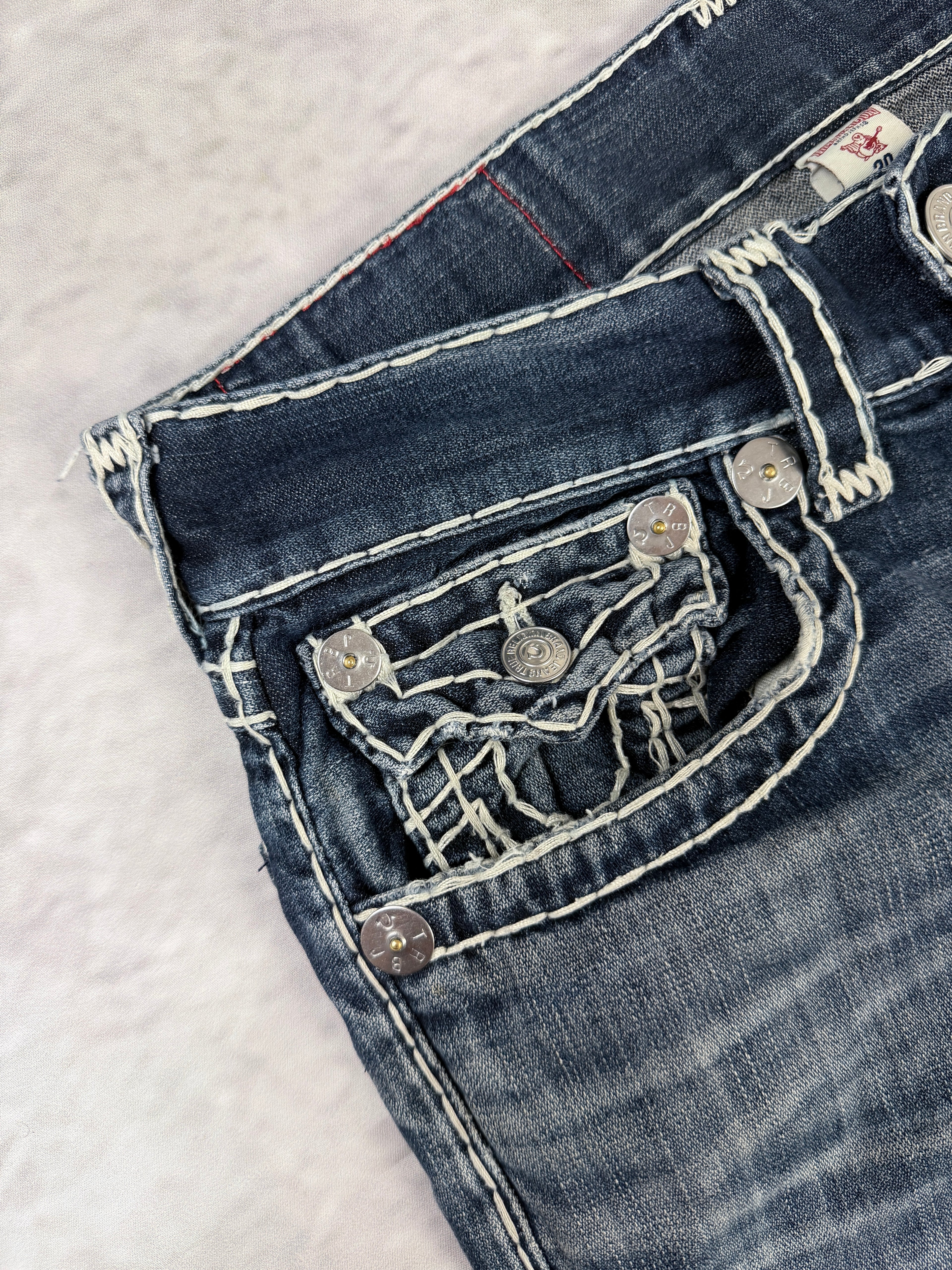 True Religion Washed Straight Fit Jeans W31 / L33 (M)