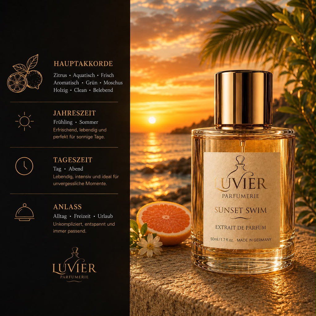 Luvier parfümerie – sunset swim (Extrait de Parfum)