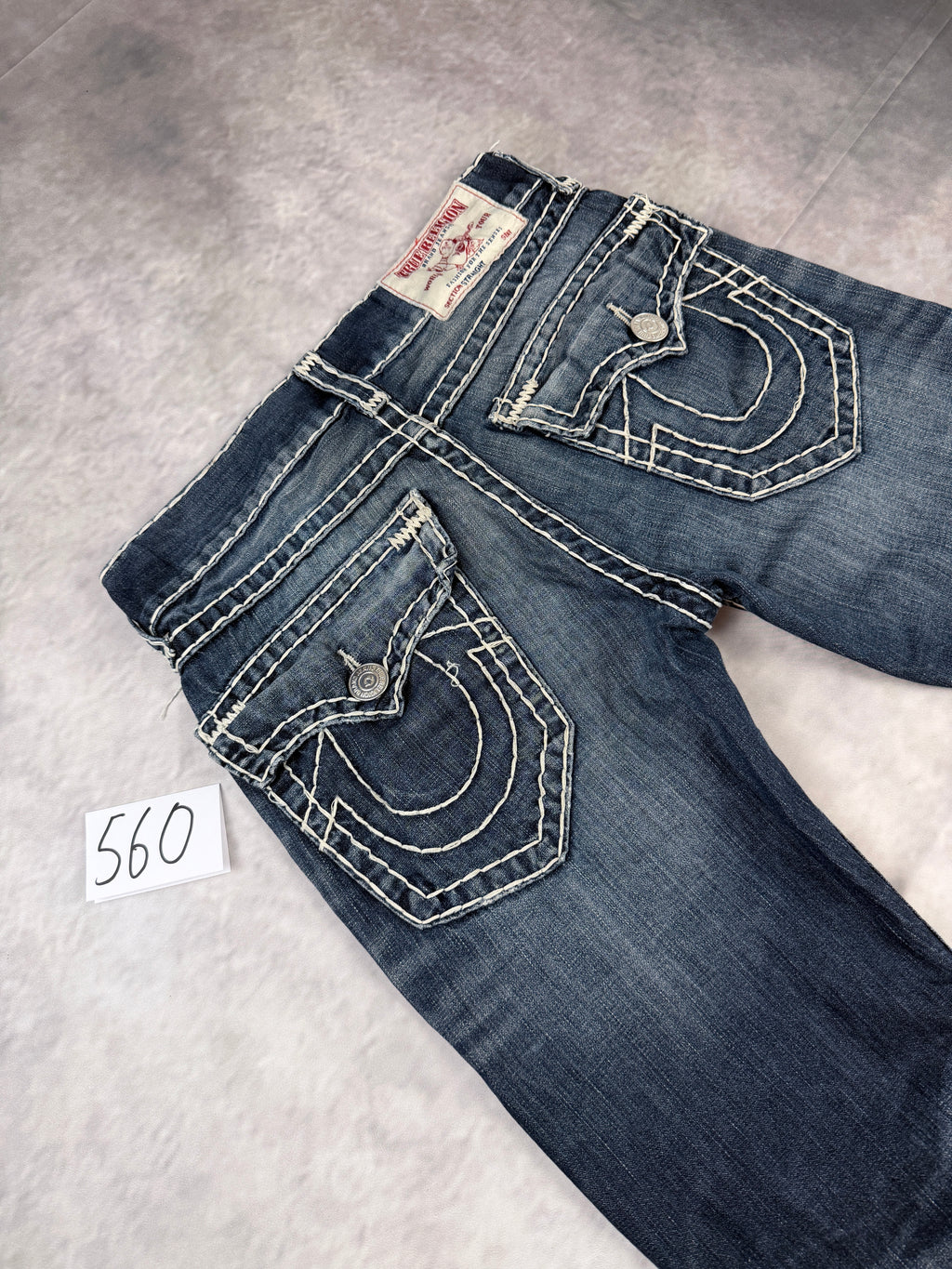 True Religion Washed Straight Fit Jeans W31 / L33 (M)