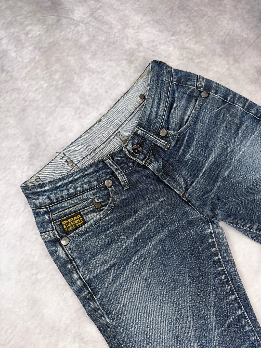 G-Star Washed Bootcut Jeans W26 / L30 (XS)