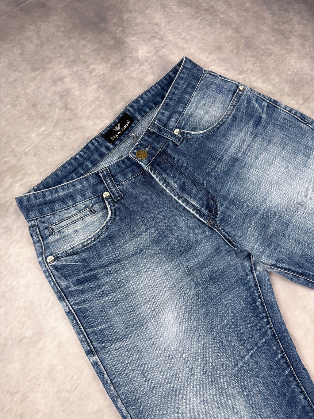 Armani washed Straight Fit Jeans W31 / L34 (M)