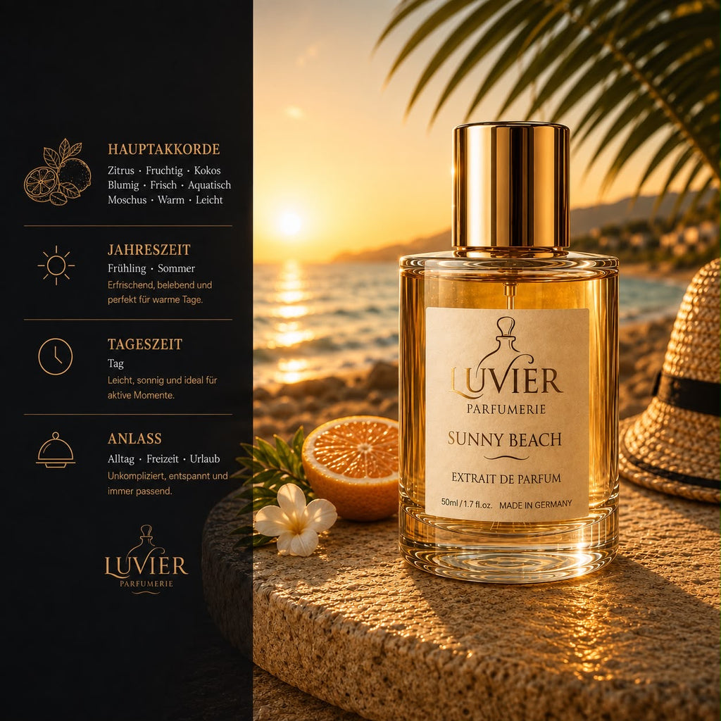Luvier parfümerie – sunny beach (Extrait de Parfum)