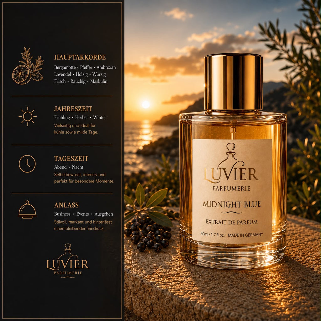 Luvier parfümerie – midnight blue (Extrait de Parfum)