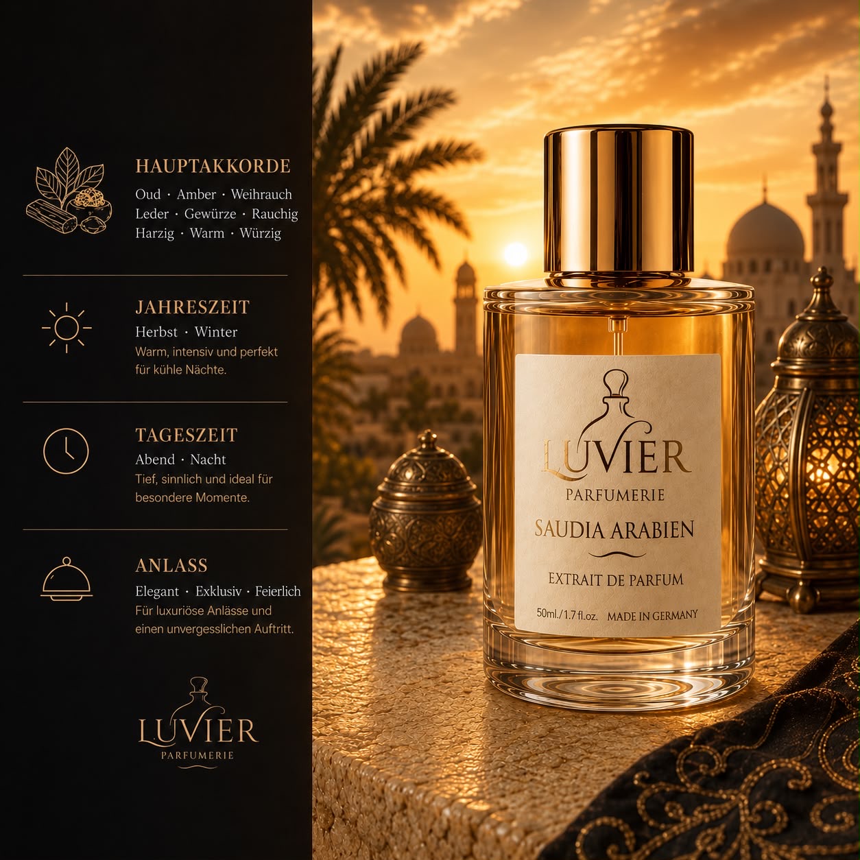 Luvier parfümerie – saudia arabien (Extrait de Parfum)