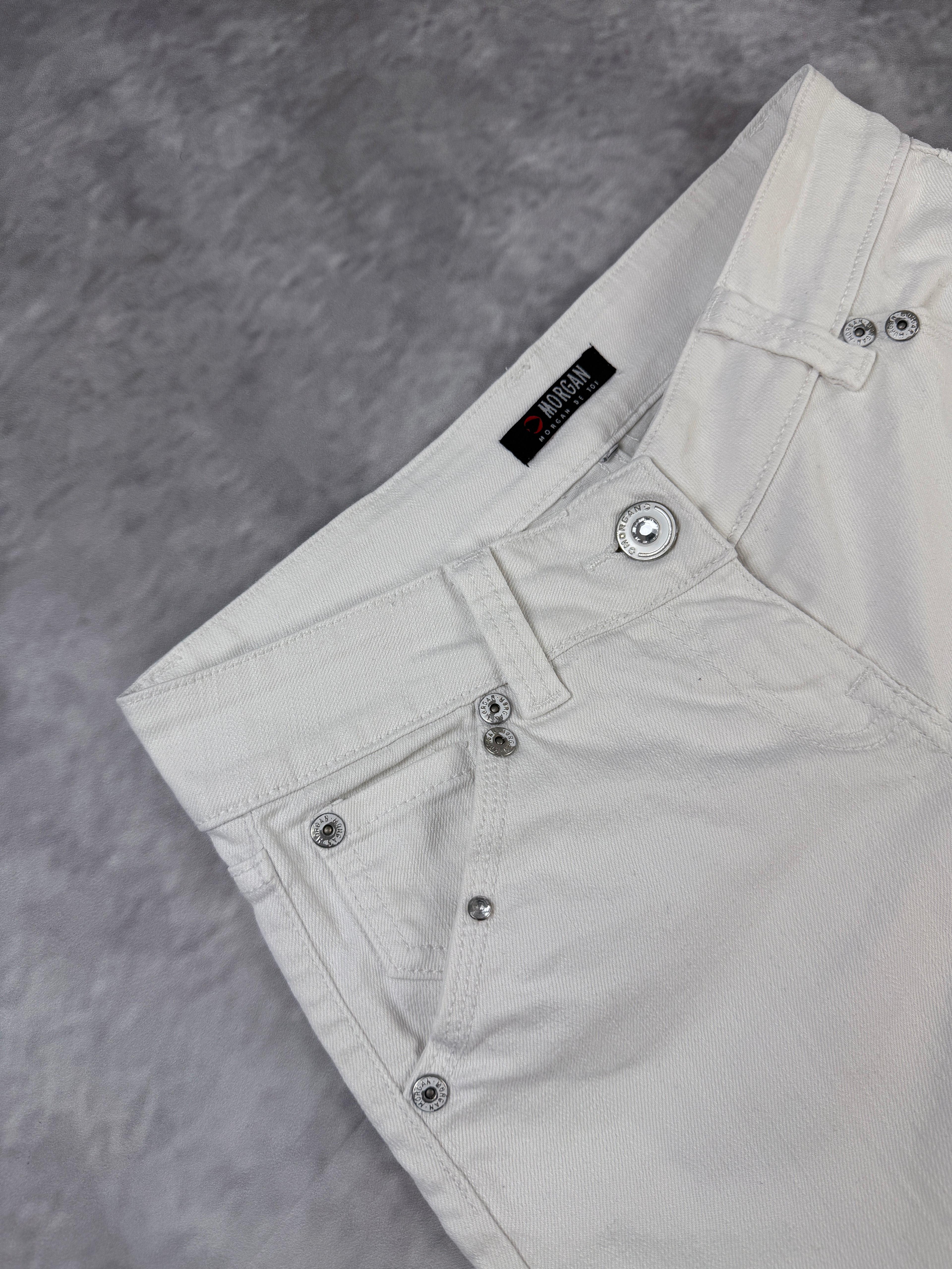 Vintage Morgan White Jeans W30 / L32 (S)