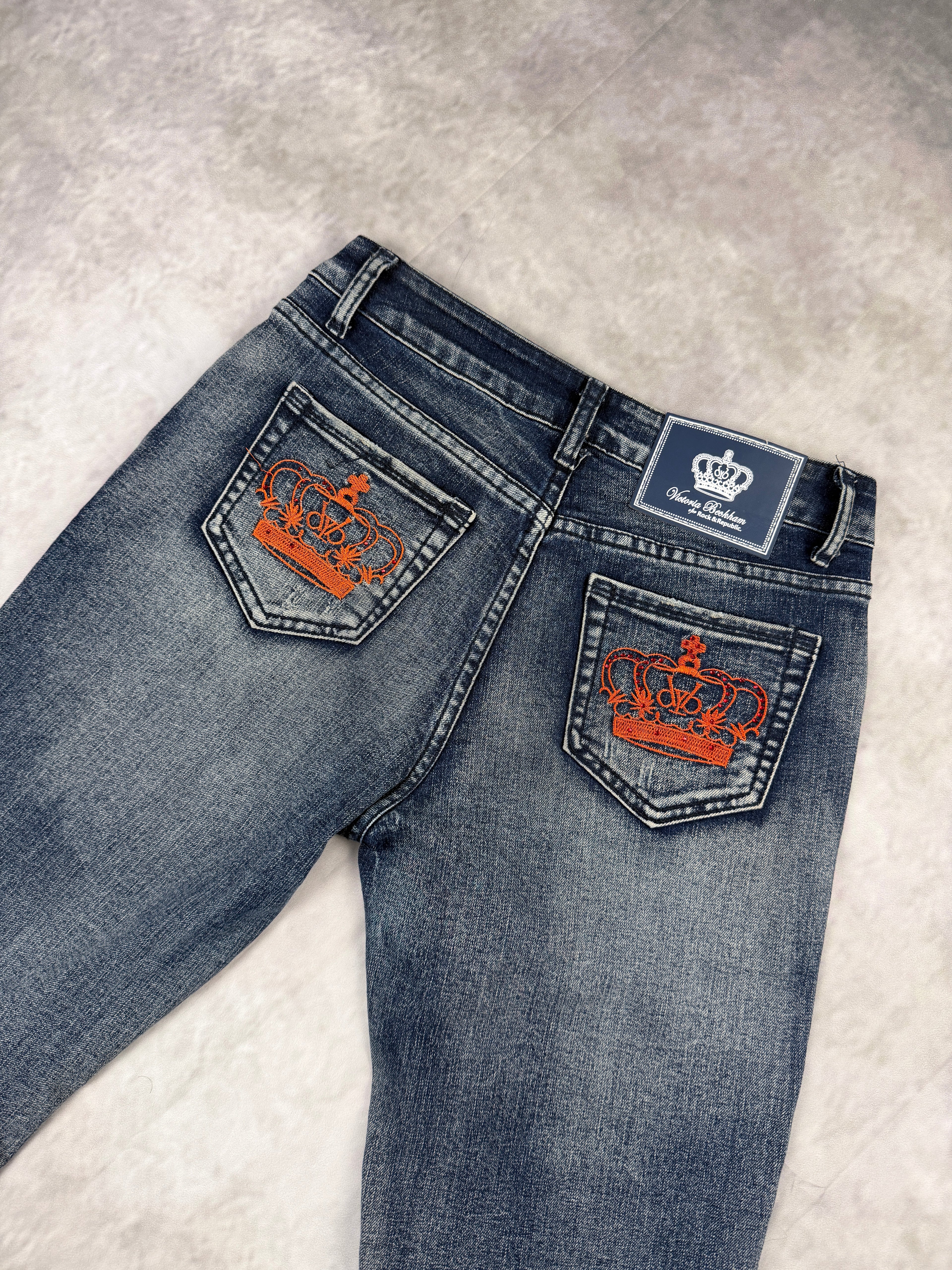Victoria Beckham Bootcut Washed Jeans W28 / L32 (S)
