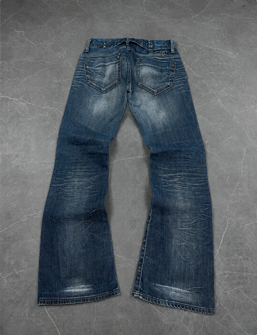 G-Star Washed Bootcut Jeans W26 / L30 (XS)