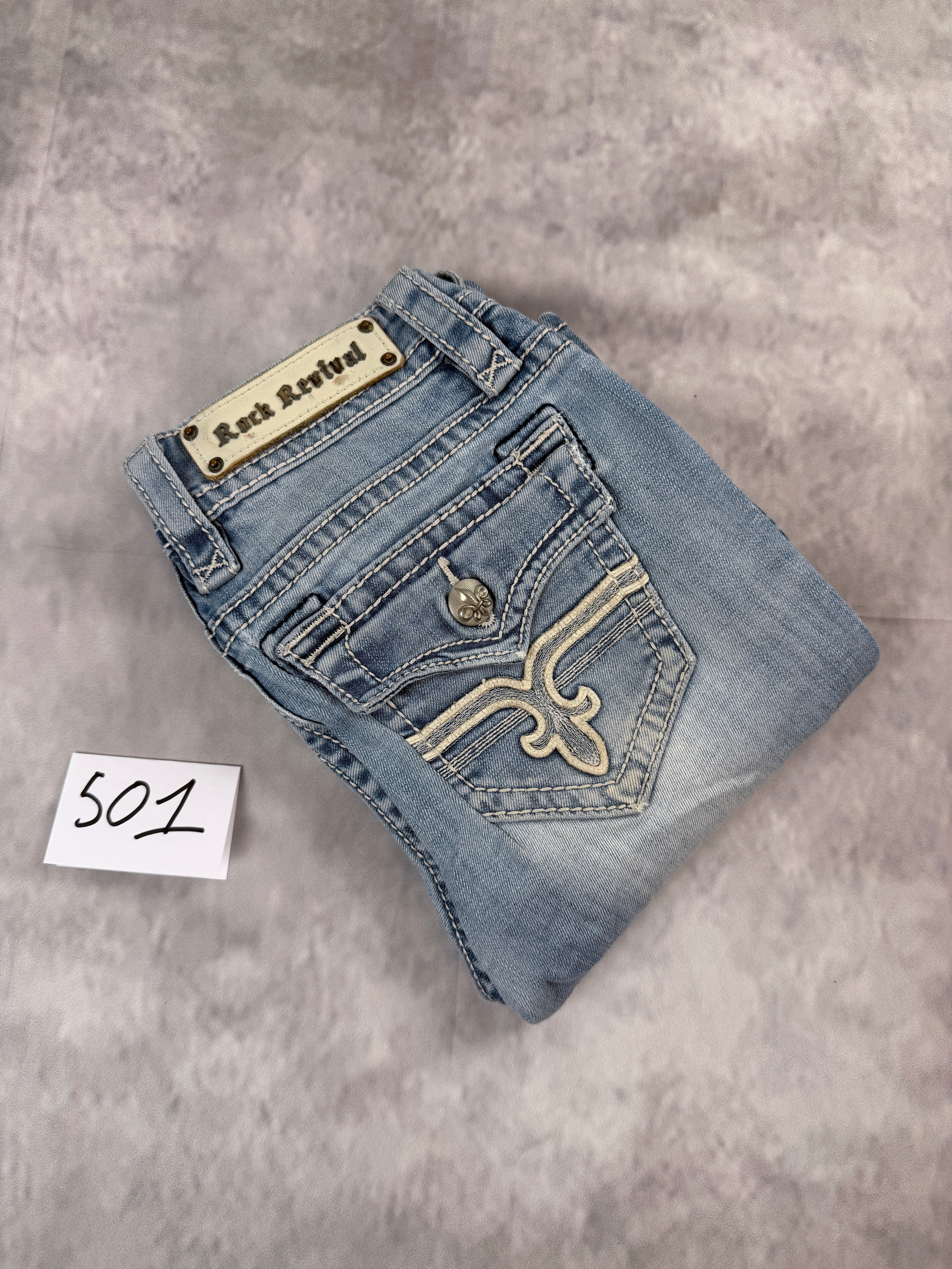 Rock Revivals Slim Fit Jeans W28 / L34 (S)