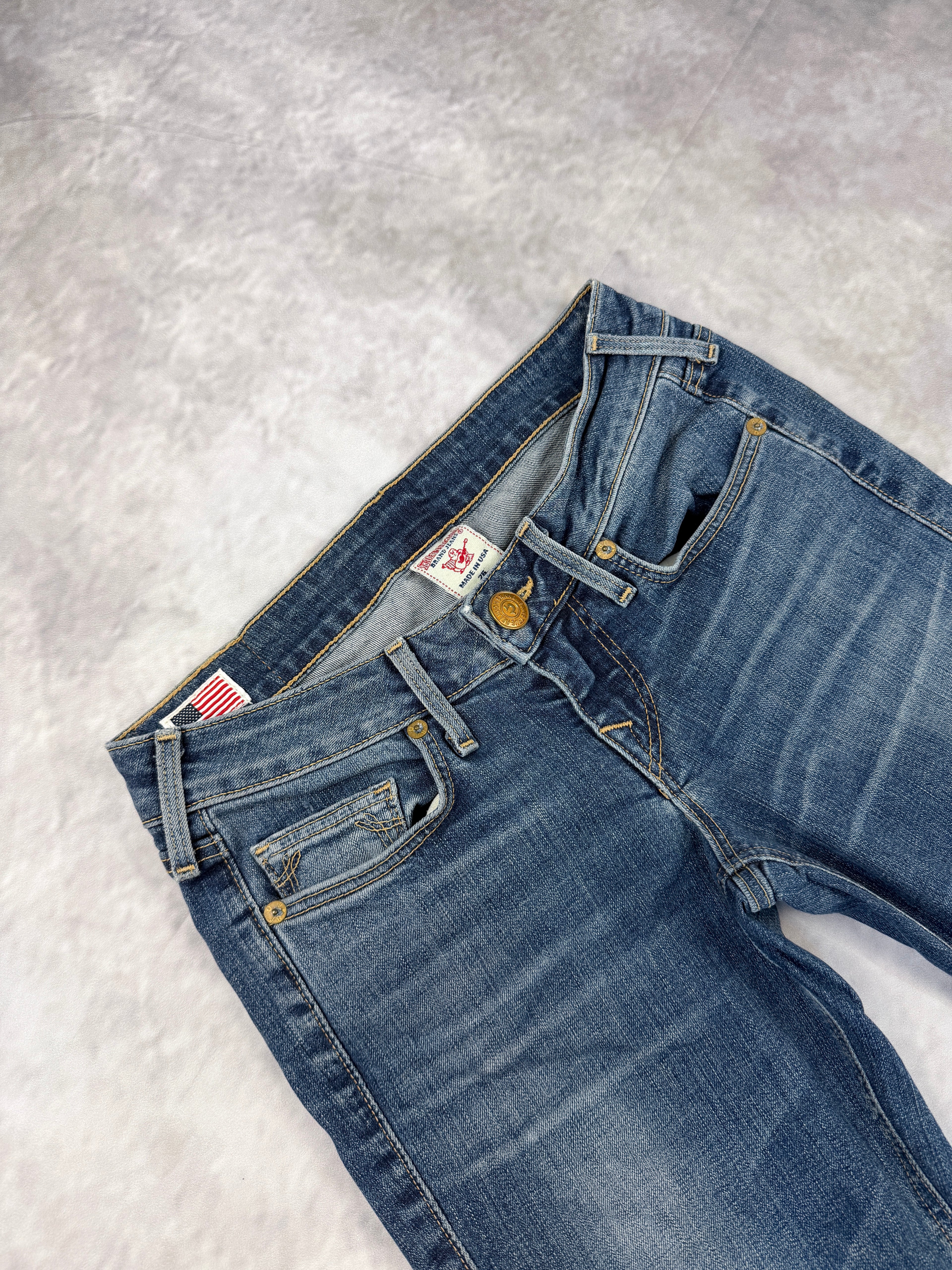 True Religion Washed Bootcut Jeans W27 / L30 (XS)