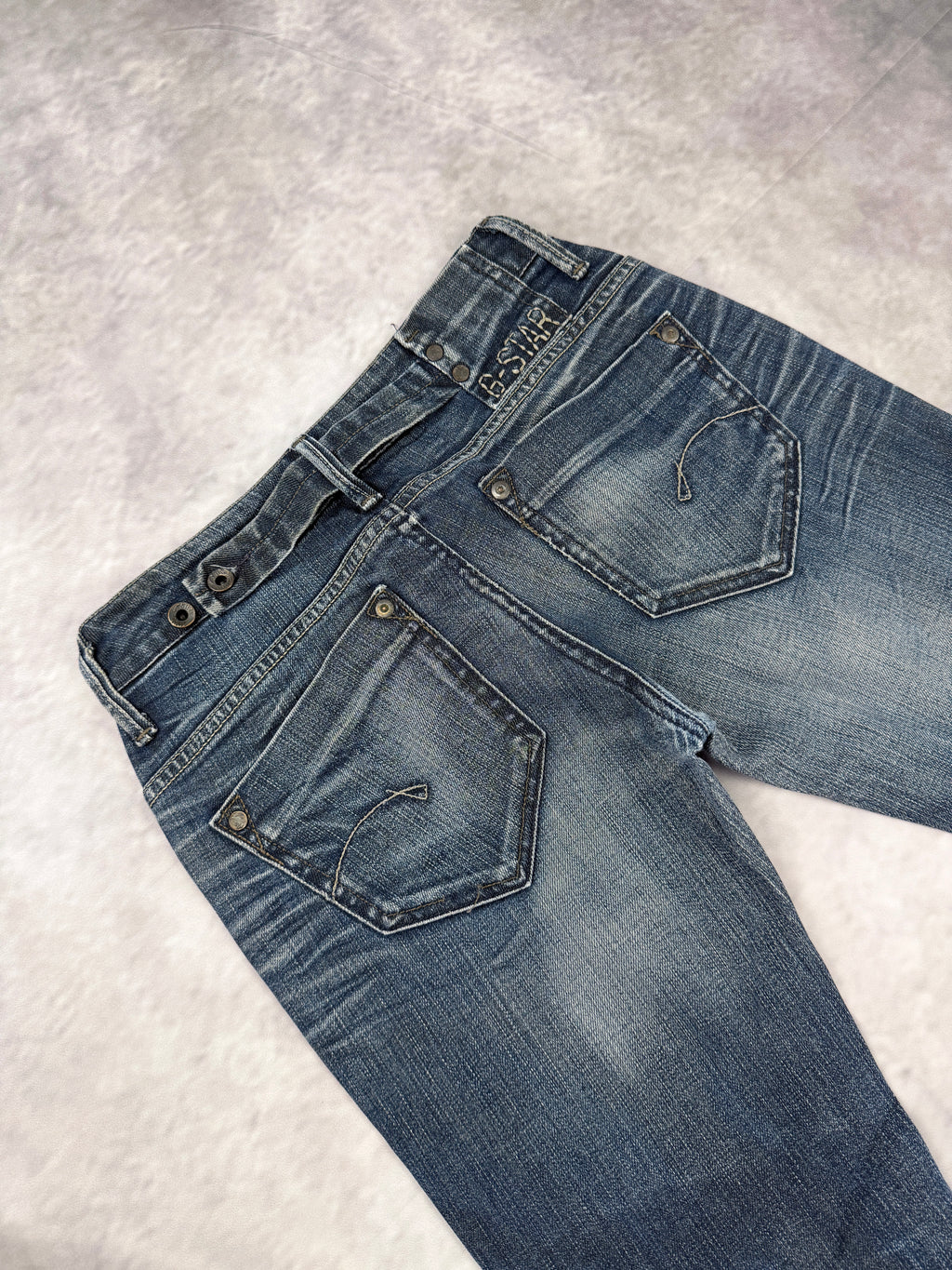 G-Star Washed Bootcut Jeans W26 / L30 (XS)