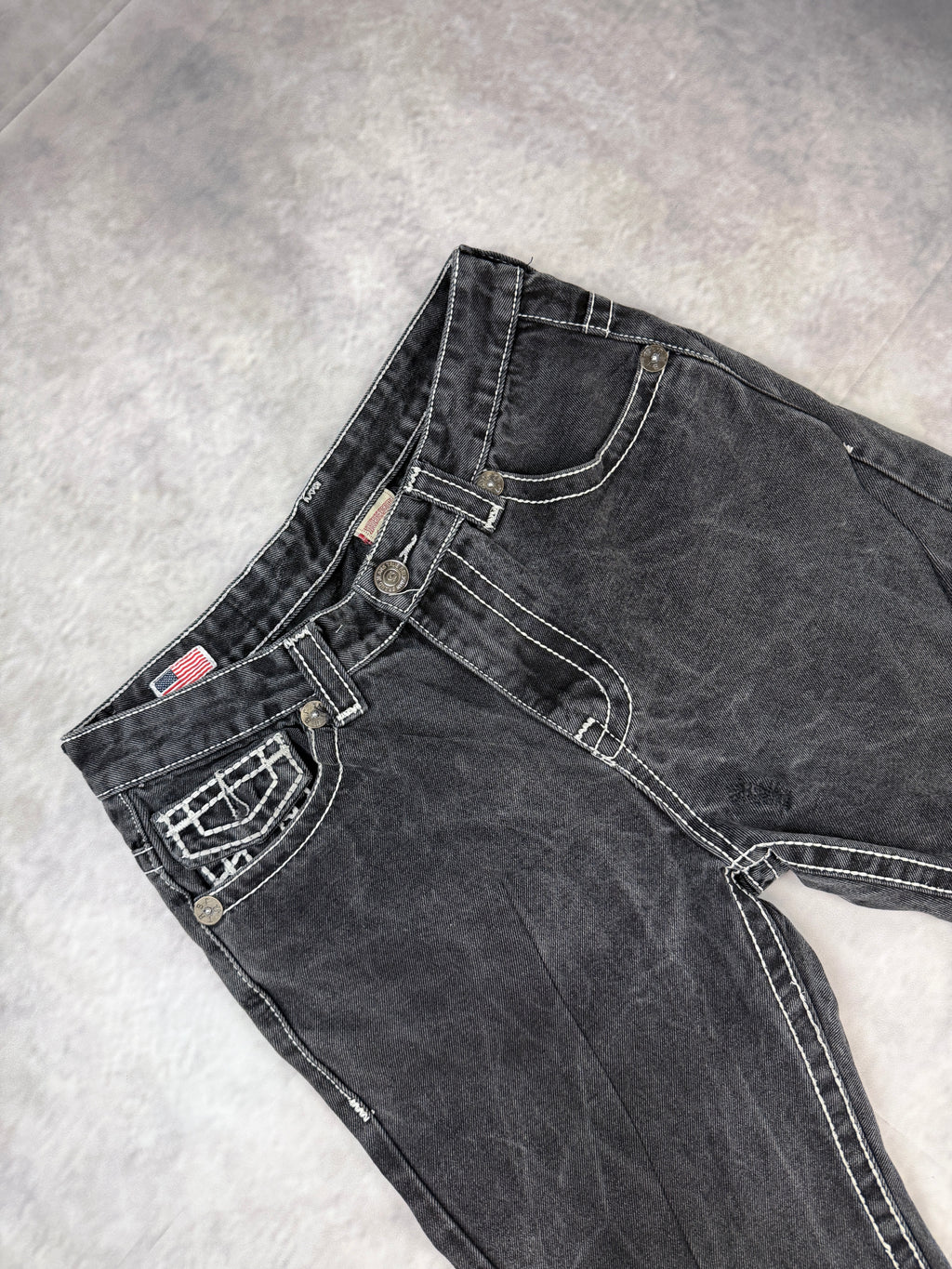 True Religion Black Jeans W32 / L34 (M)