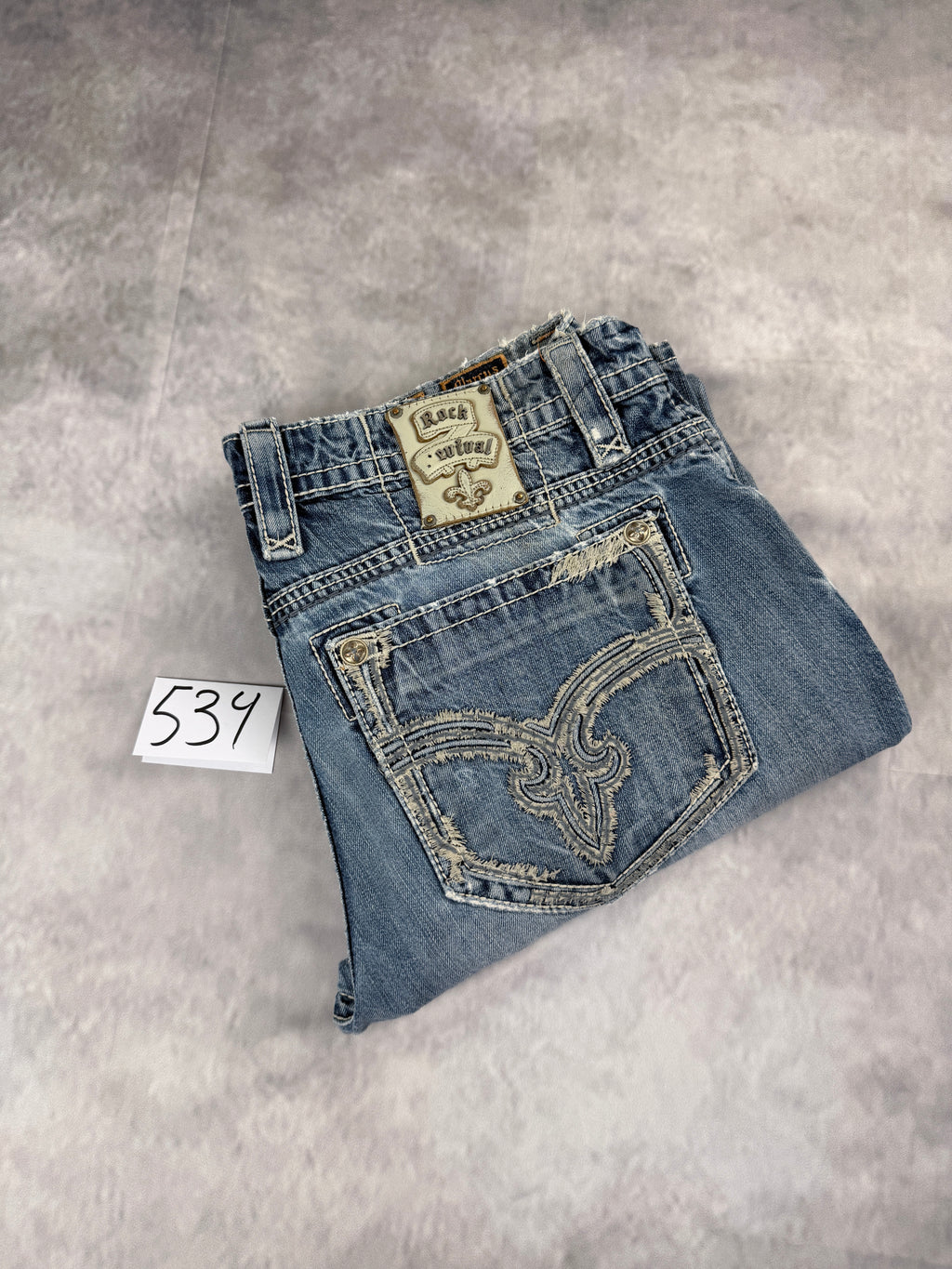 Rock Revivals Relaxed Fit Jeans W36 / L36 (XL)