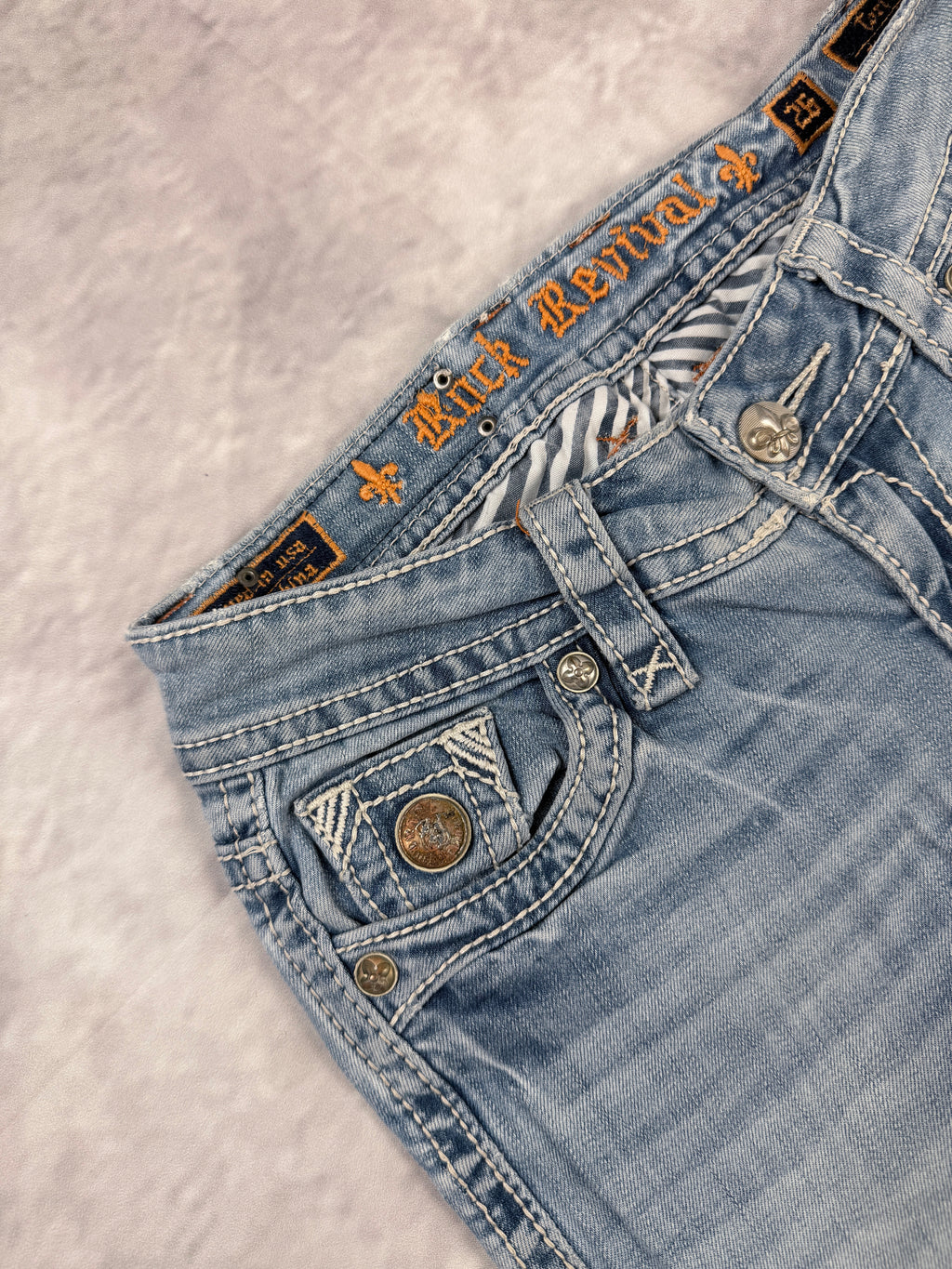 Rock Revivals Slim Fit Jeans W28 / L34 (S)