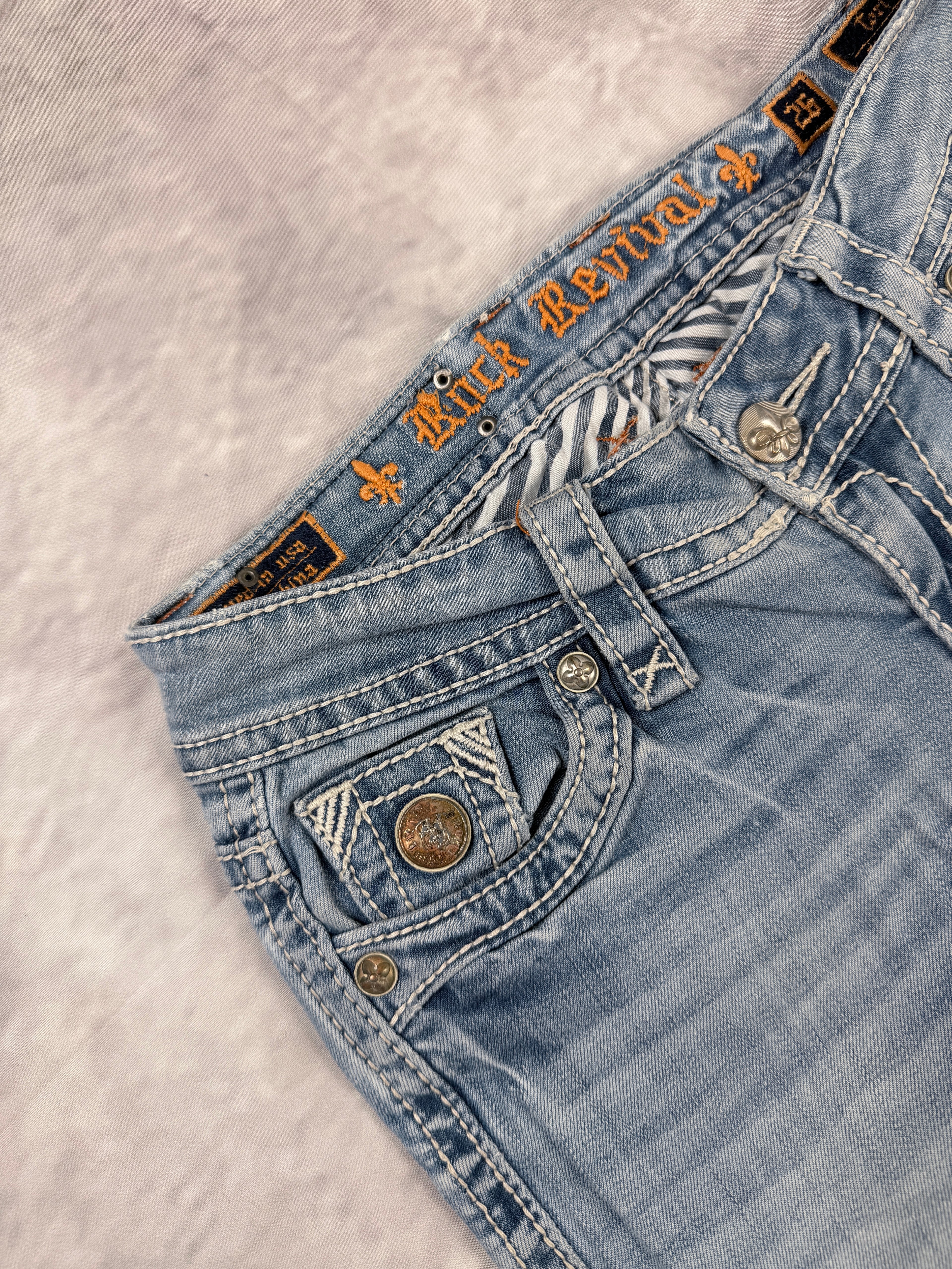 Rock Revivals Slim Fit Jeans W28 / L34 (S)