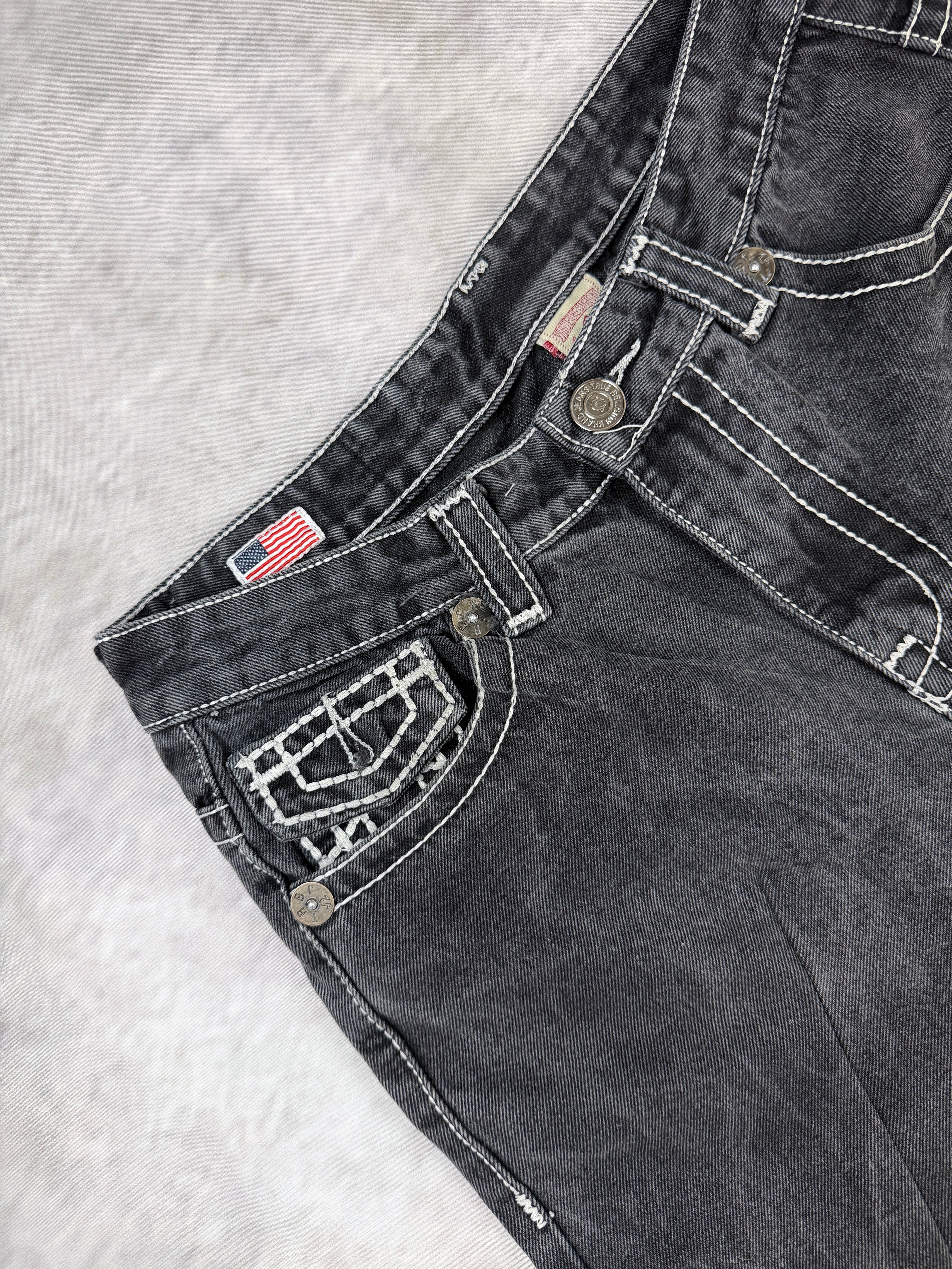 True Religion Black Jeans W32 / L34 (M)