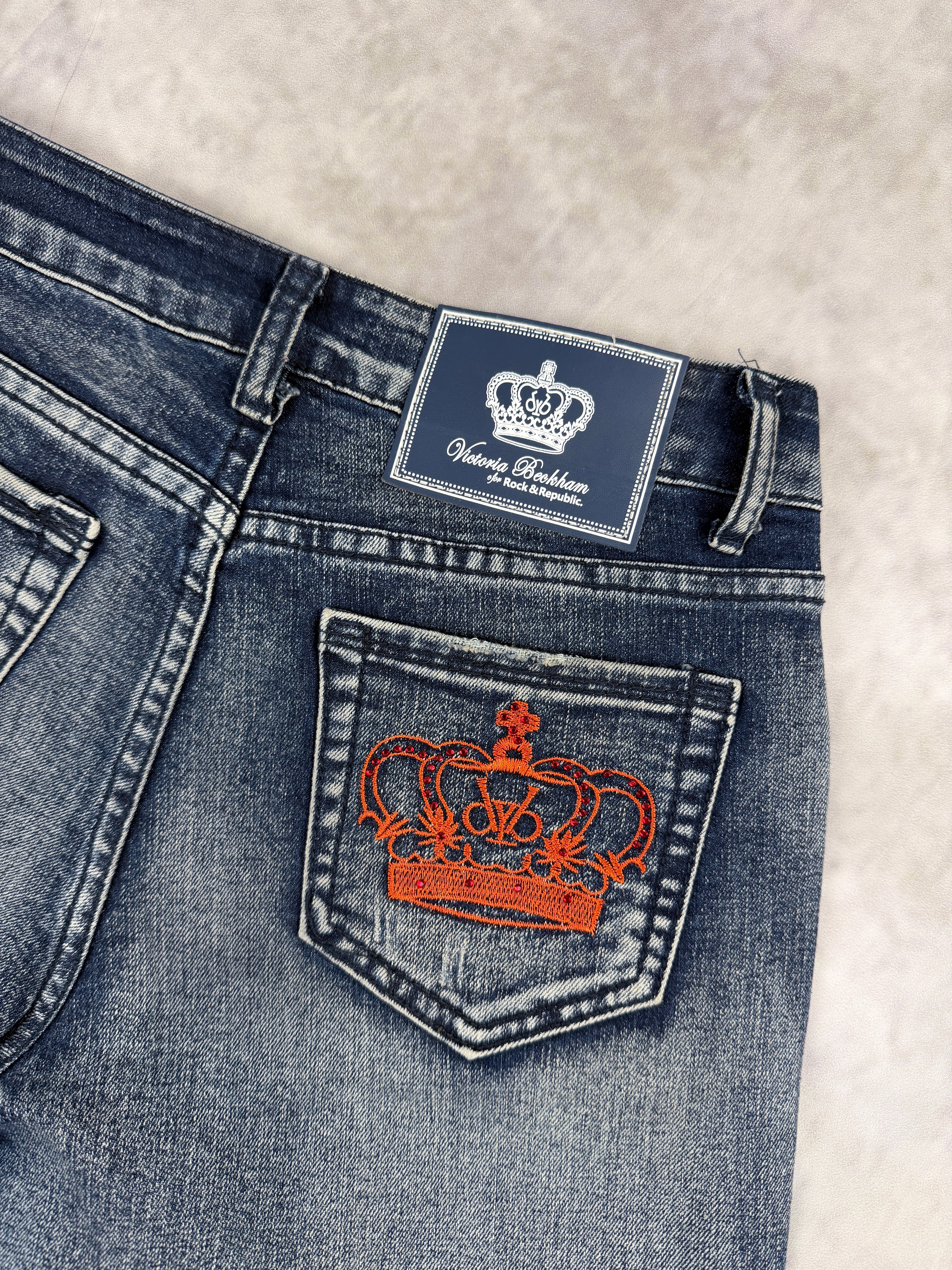 Victoria Beckham Bootcut Washed Jeans W28 / L32 (S)