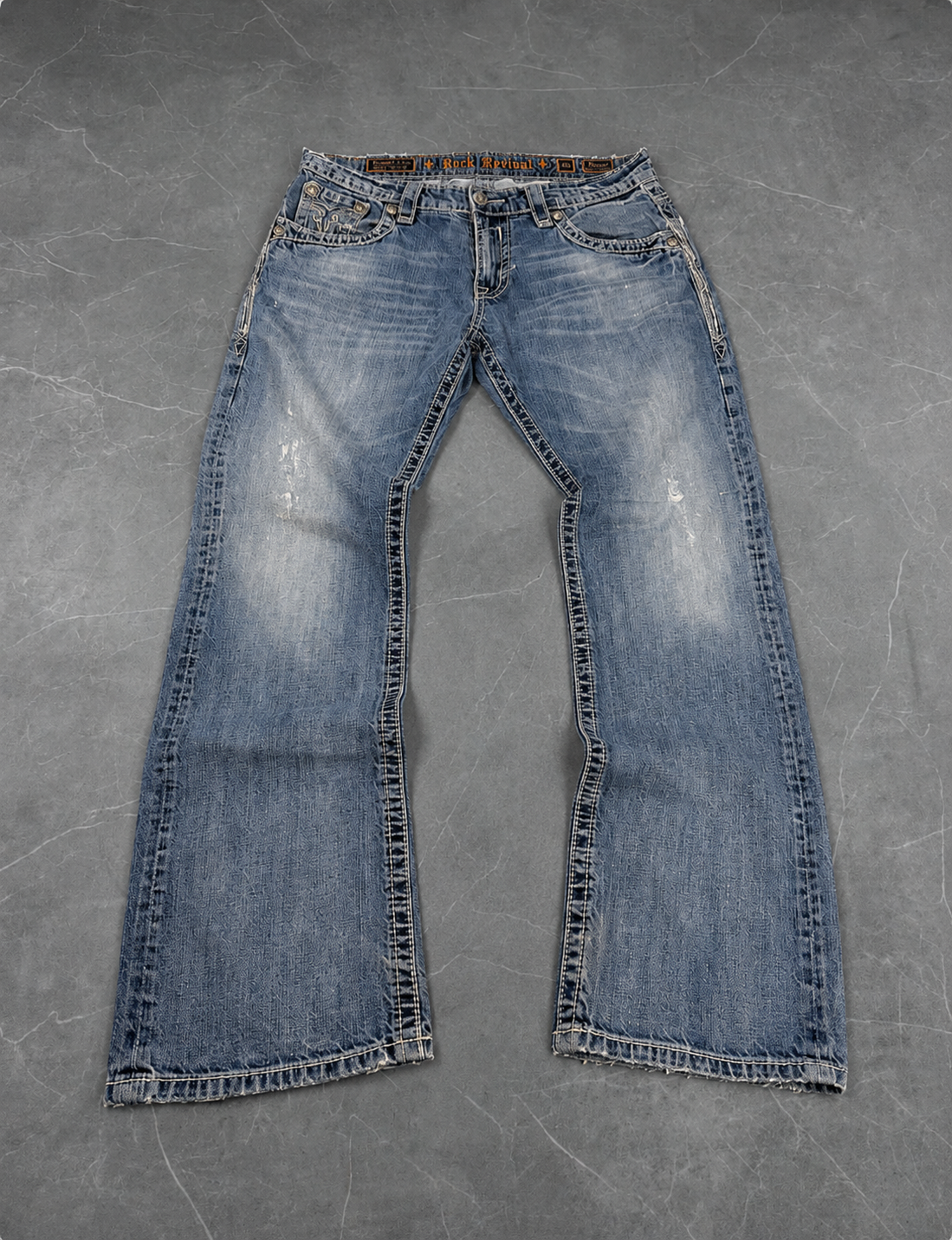 Rock Revivals Relaxed Fit Jeans W36 / L36 (XL)