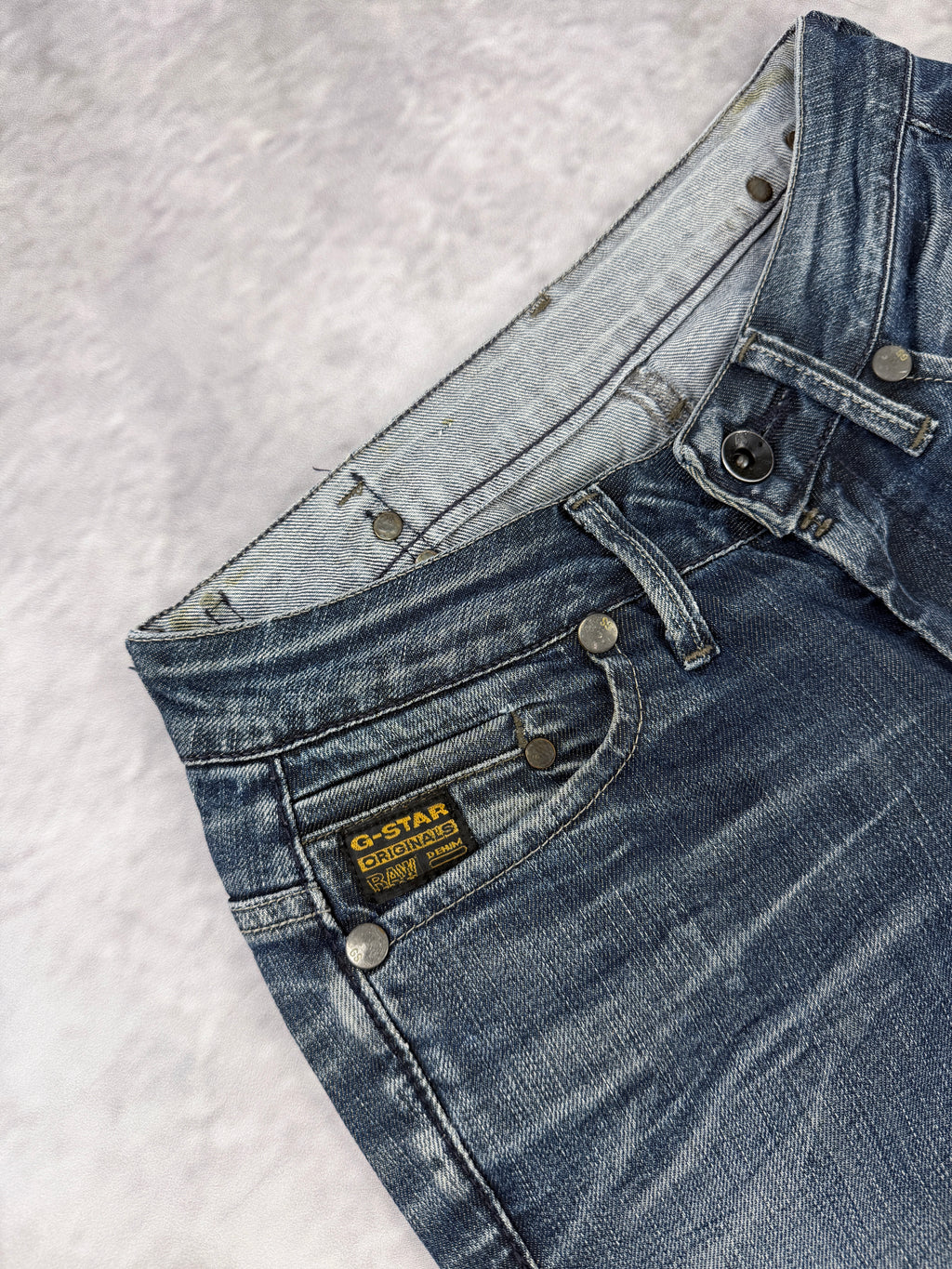 G-Star Washed Bootcut Jeans W26 / L30 (XS)