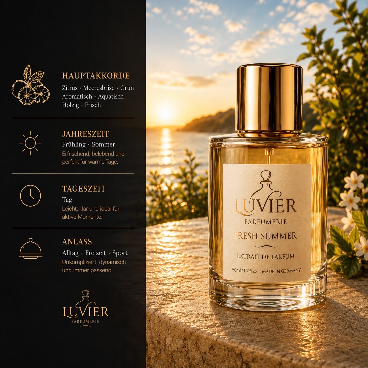 Luvier parfümerie – fresh summer (Extrait de Parfum)