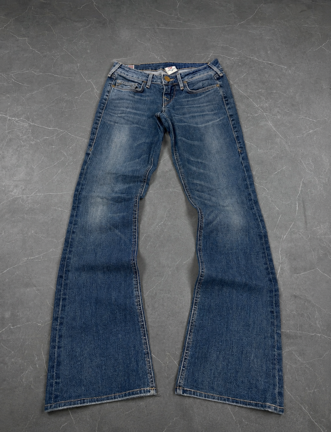 True Religion Washed Bootcut Jeans W27 / L30 (XS)