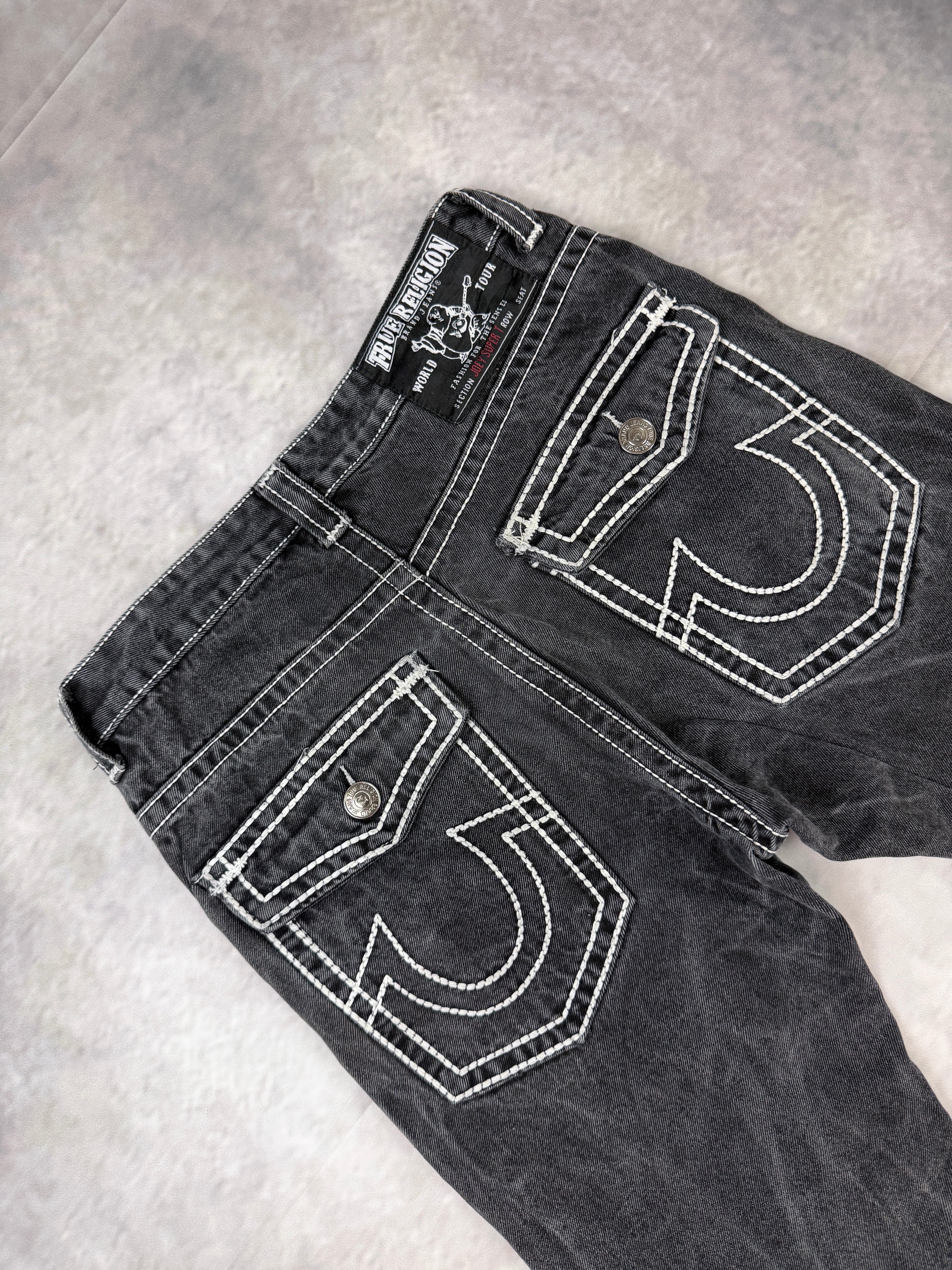 True Religion Black Jeans W32 / L34 (M)