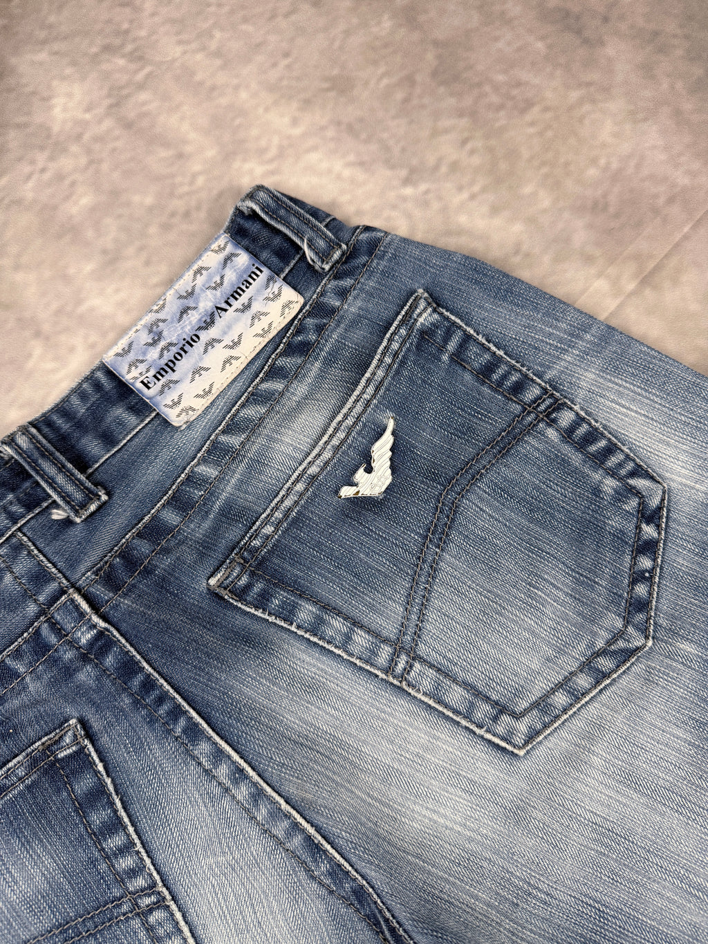 Armani washed Straight Fit Jeans W31 / L34 (M)