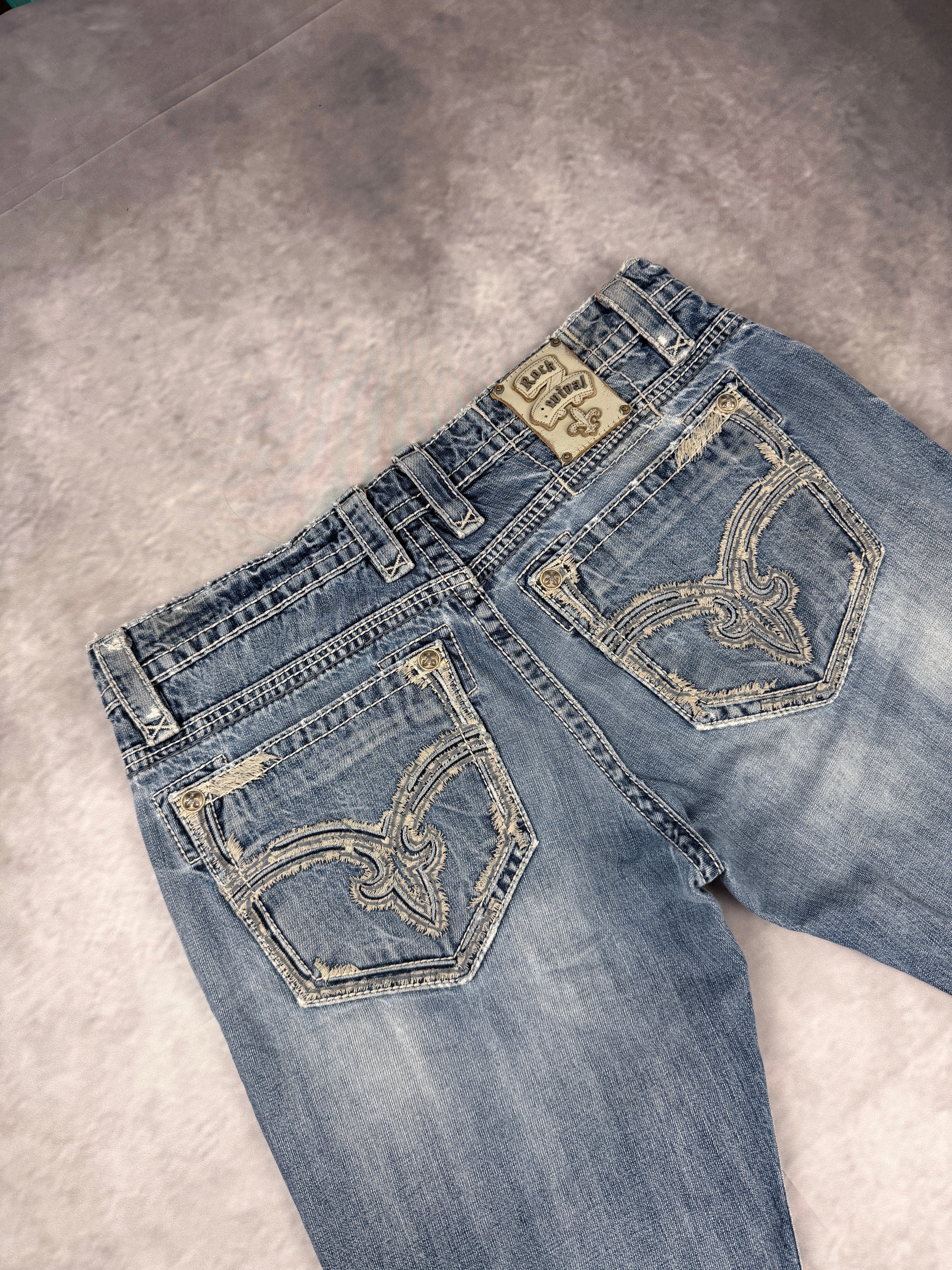 Rock Revivals Relaxed Fit Jeans W36 / L36 (XL)