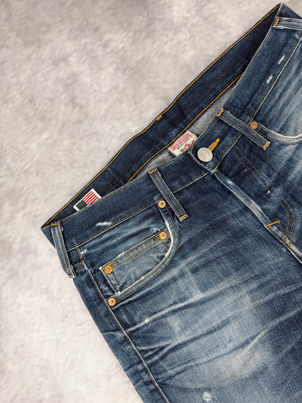 Rare True Religion Washed Jeans W33 / L33 (M)