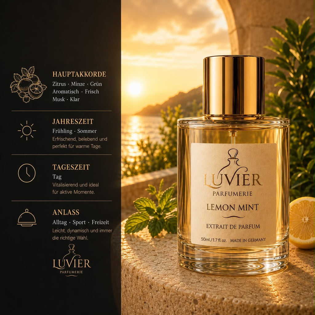 Luvier parfümerie – lemon mint (Extrait de Parfum)