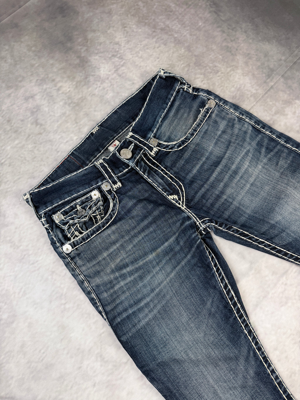 True Religion Washed Straight Fit Jeans W31 / L33 (M)