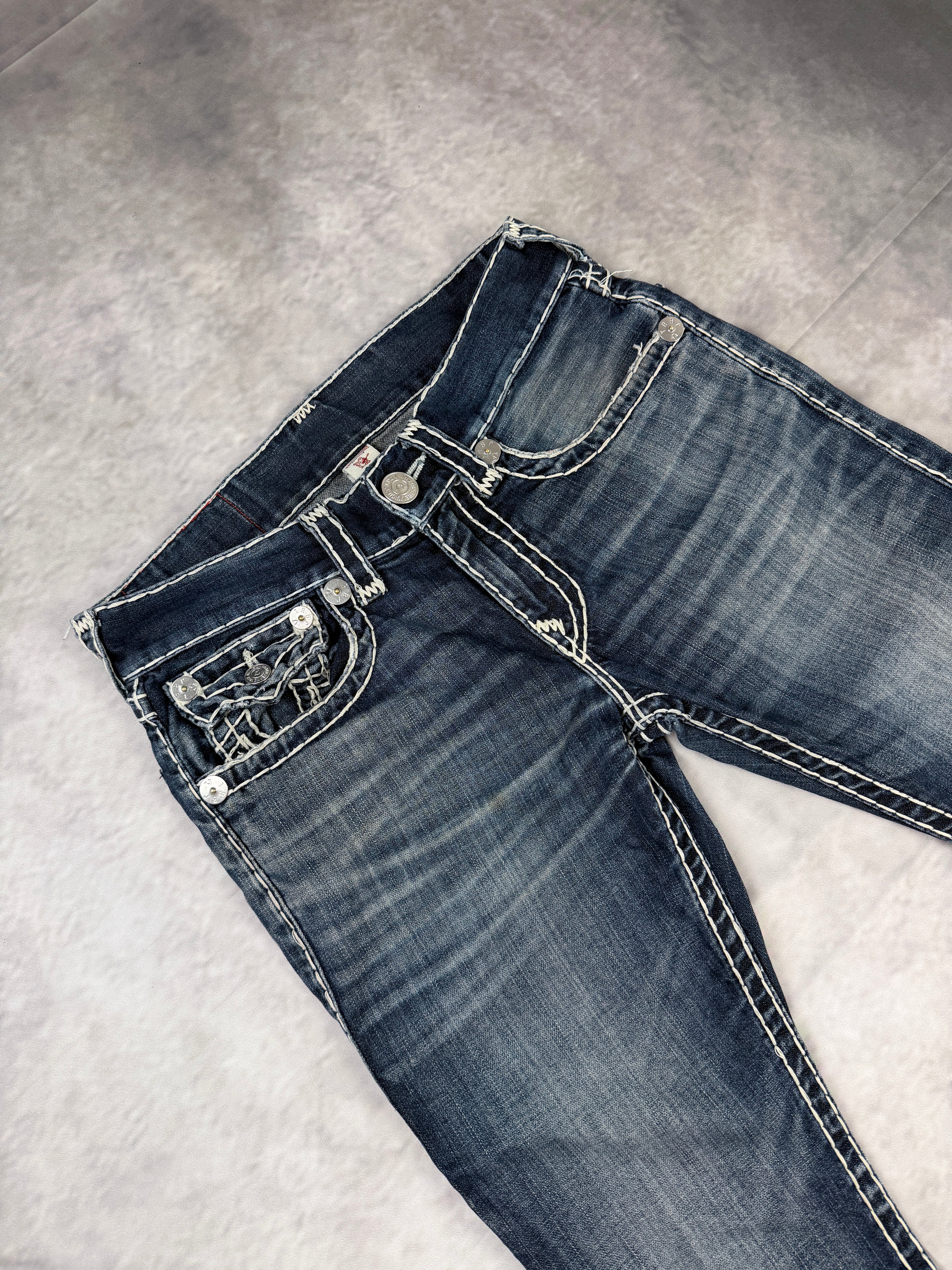 True Religion Washed Straight Fit Jeans W31 / L33 (M)