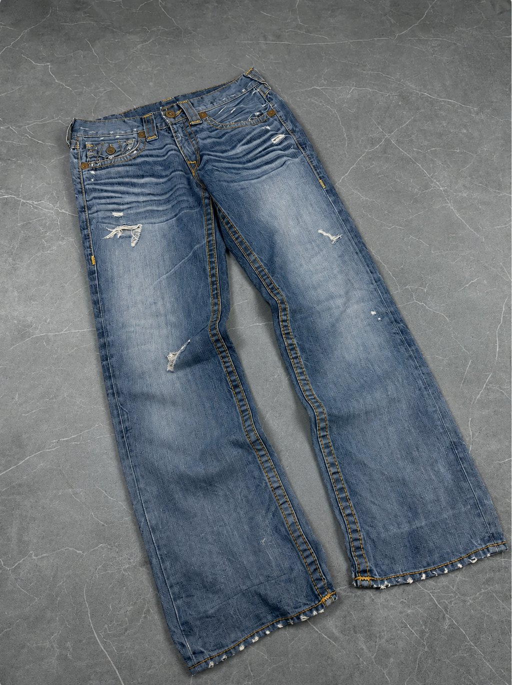 Rare True Religion Relaxed Fit Jeans W35 / L35 (L)