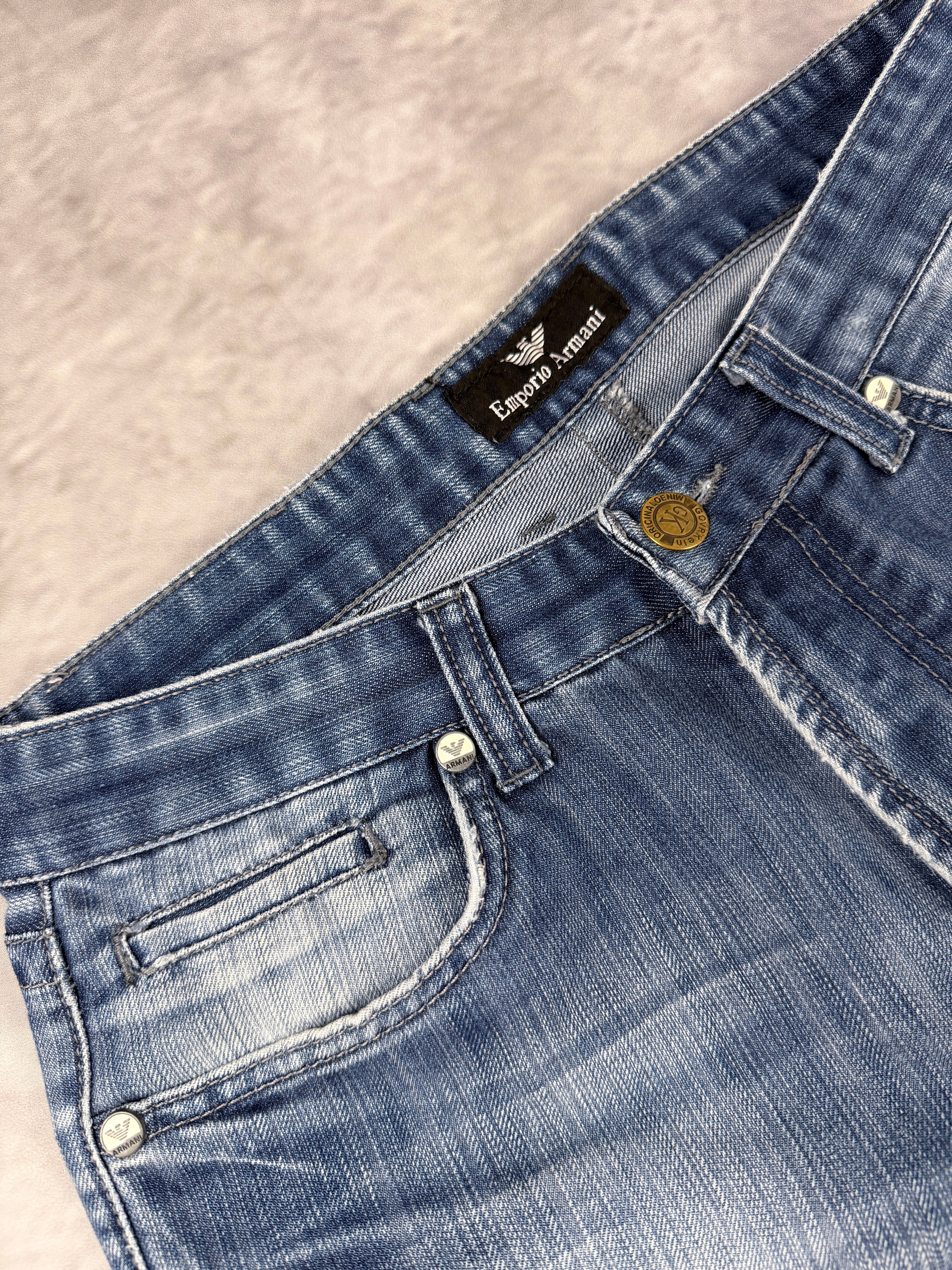 Armani washed Straight Fit Jeans W31 / L34 (M)