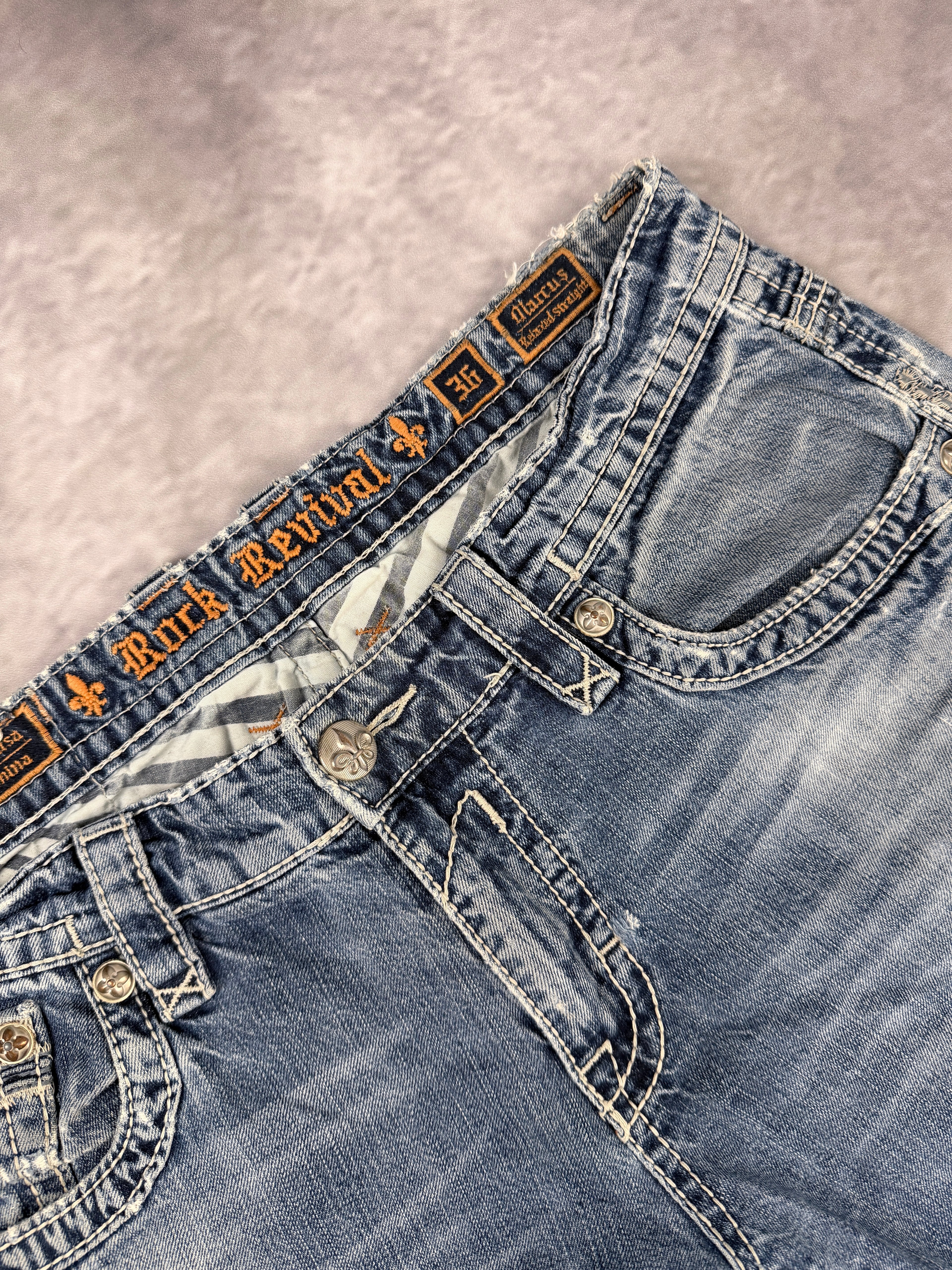 Rock Revivals Relaxed Fit Jeans W36 / L36 (XL)