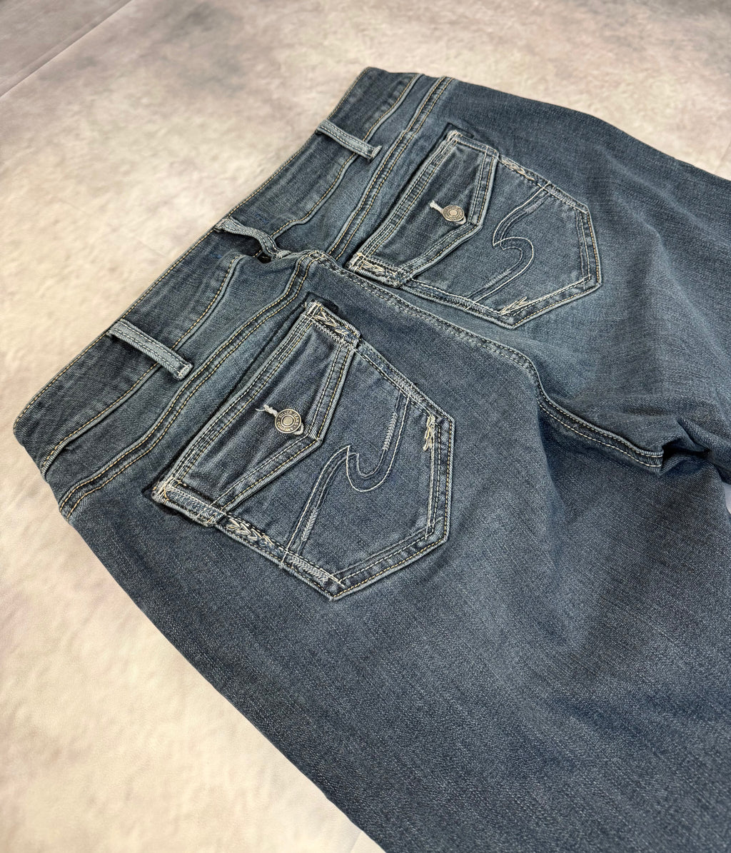 Silver Vintage Jeans W33 / L34 (M)