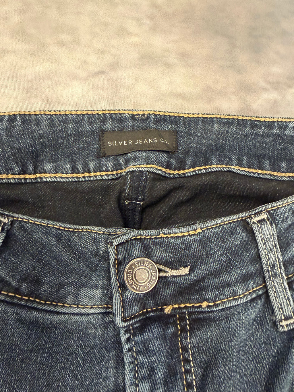 Silver Vintage Jeans W33 / L34 (M)