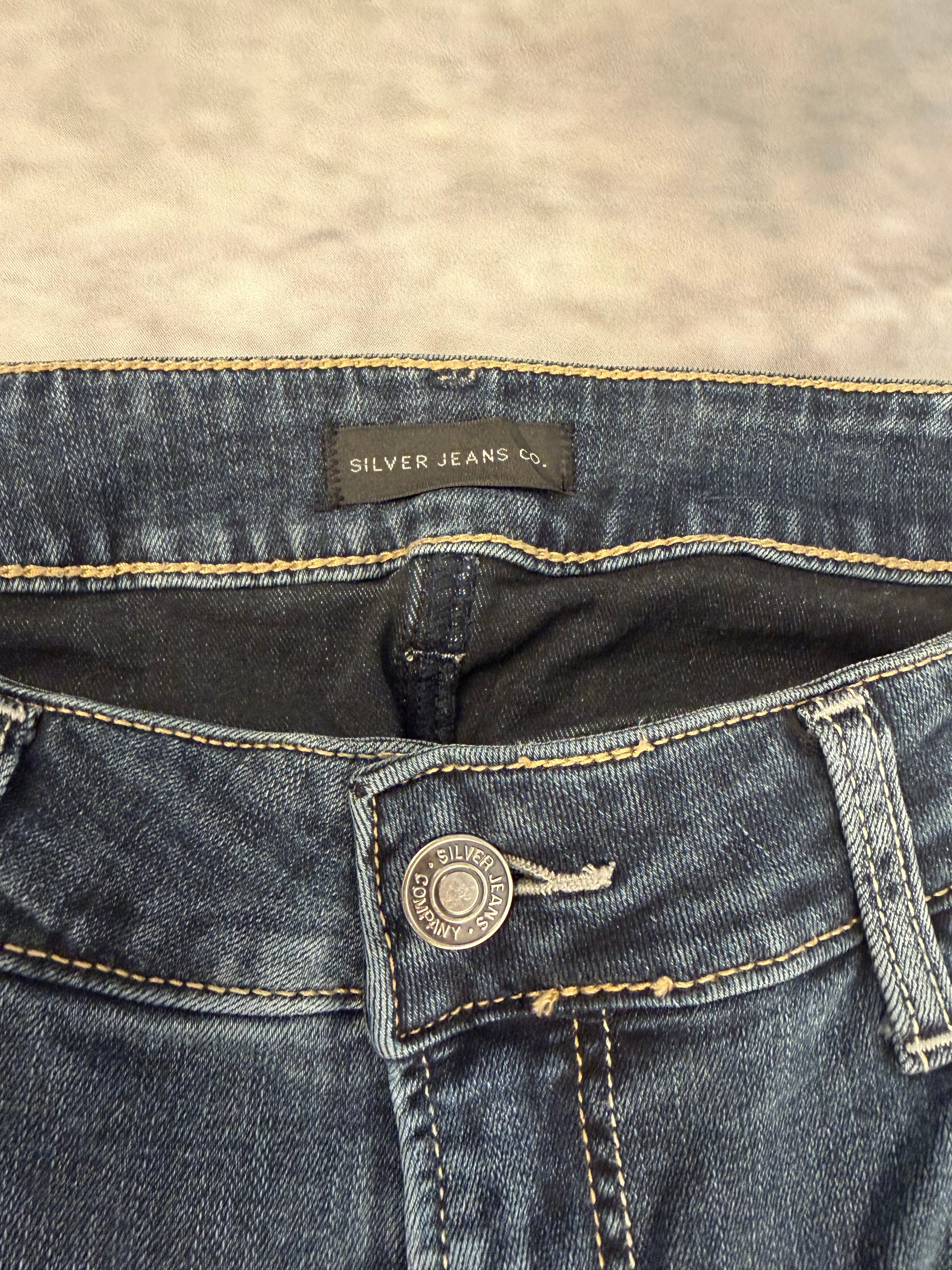 Silver Vintage Jeans W33 / L34 (M)
