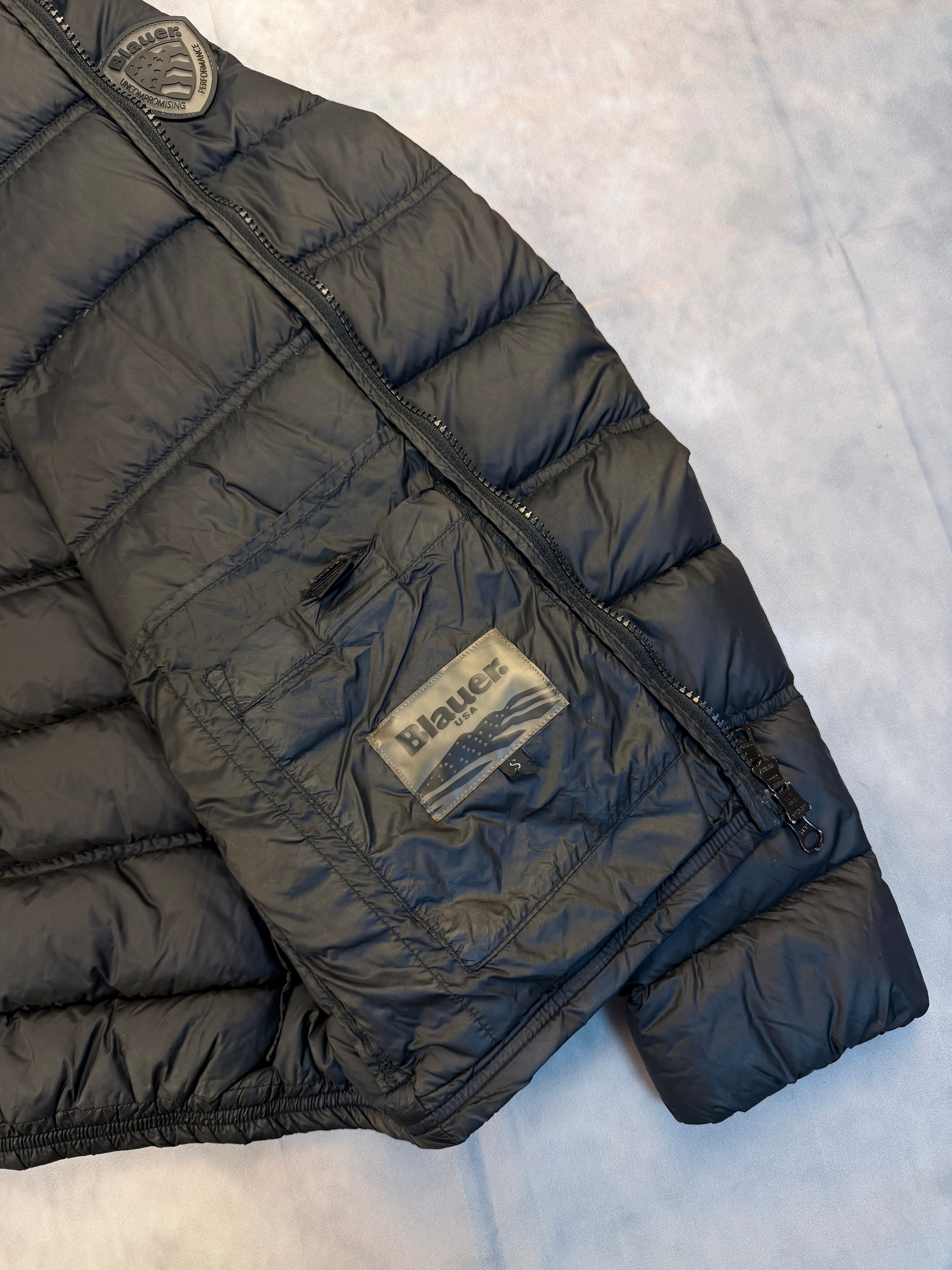 Blauer Puffer Jacket (S)